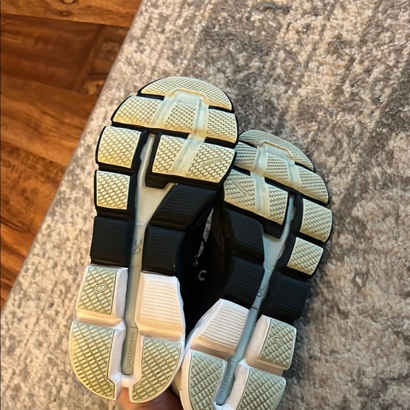 On Running Black and White Sneakers - Picture 5 of 7